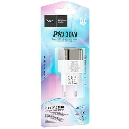 PD30W + QC3.0 Dual Port Mini Charger